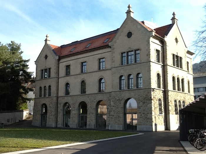 An image of the public library where I study